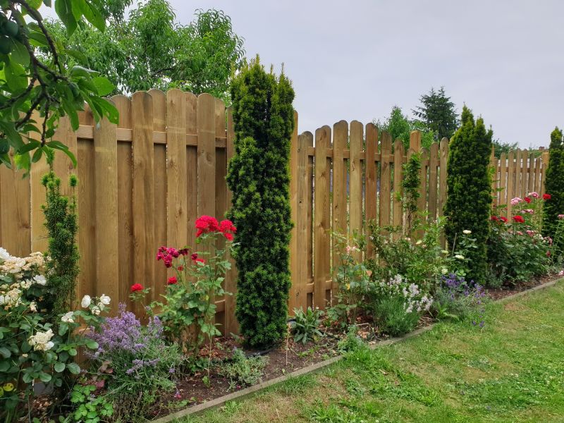 Wooden Garden Fence